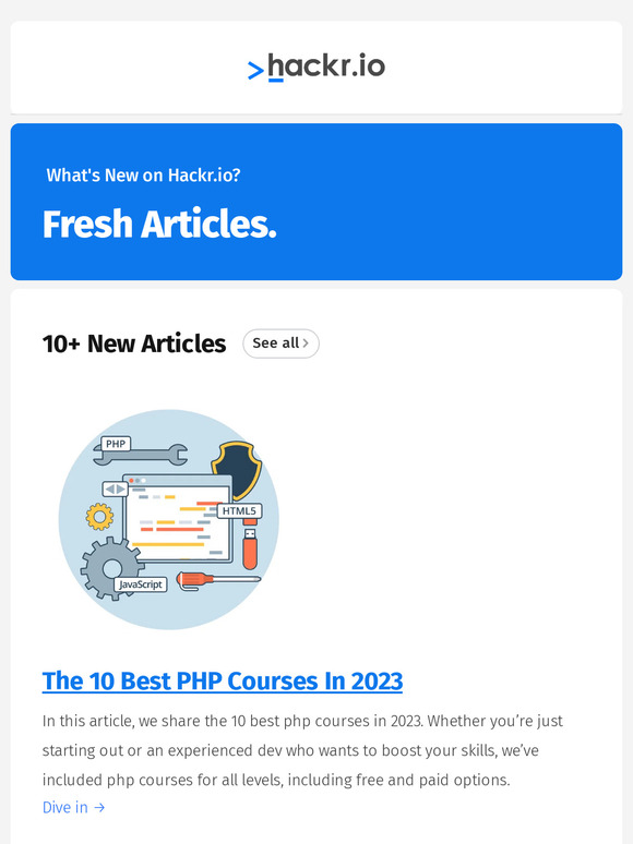 Hackr.io: Discover the Top 10 HTML Projects + Source Code for Web Dev ...