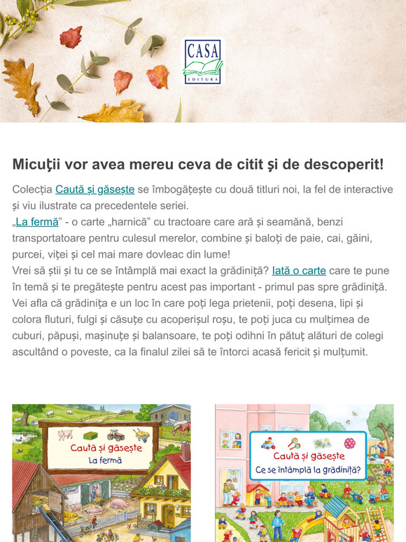 Vești bune de la Conni și alte noutăți