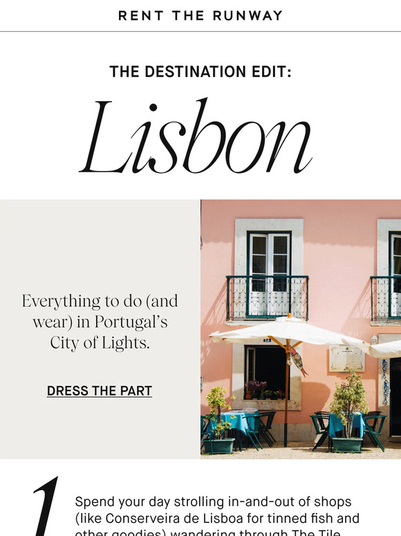 Destination Edit: You’re in Lisbon