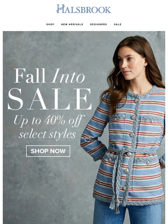 Fall Into Sale Starts Now!