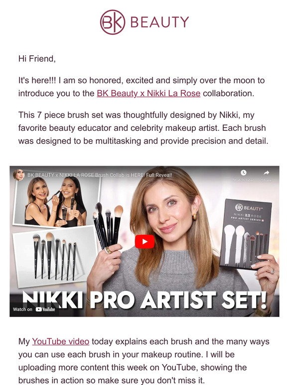 Nikki La Rose Pro Artist Brush Set (7Pc)