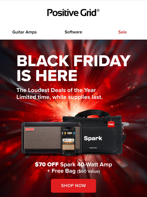 Black Friday Deals | Spark + Bag $70 OFF