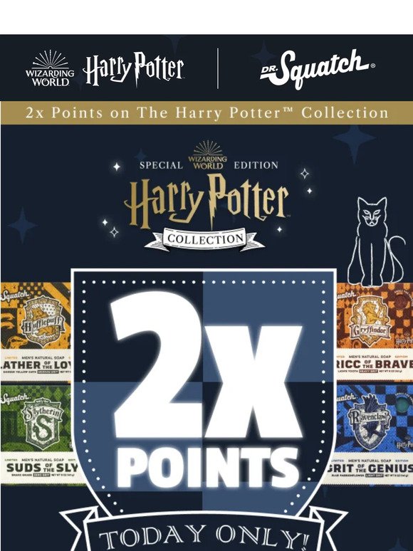 Score 2x points on the Harry Potter™ Collection!