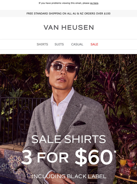van heusen black friday sale