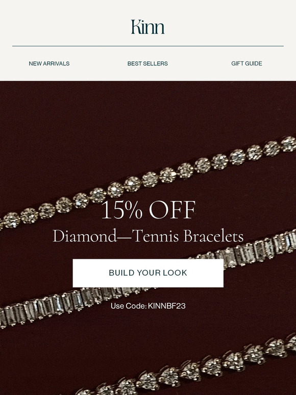 15% OFF—TENNIS BRACELETS