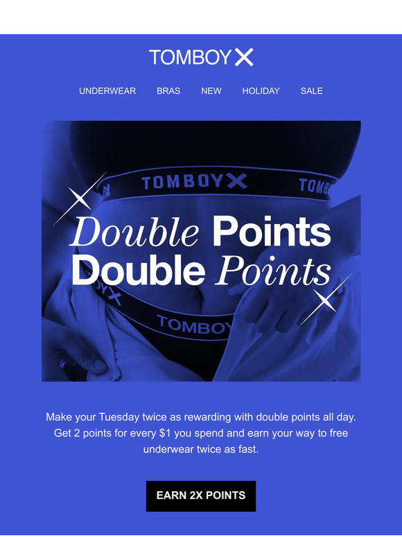 ✨ Rewards Exclusive ✨ Double Points Tuesday