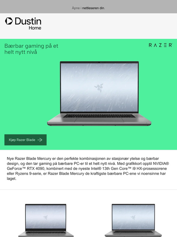 Bærbar gaming på et helt nytt nivå!