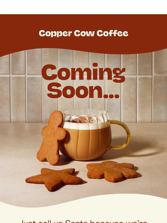 Festive sips are coming… 🍪