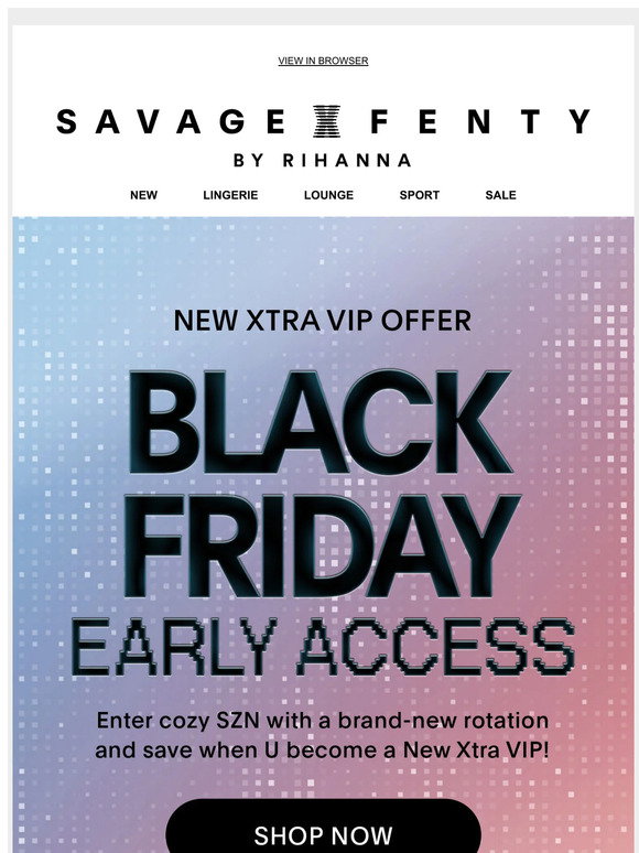 Savage X Fenty Sport: How to Get Early Access
