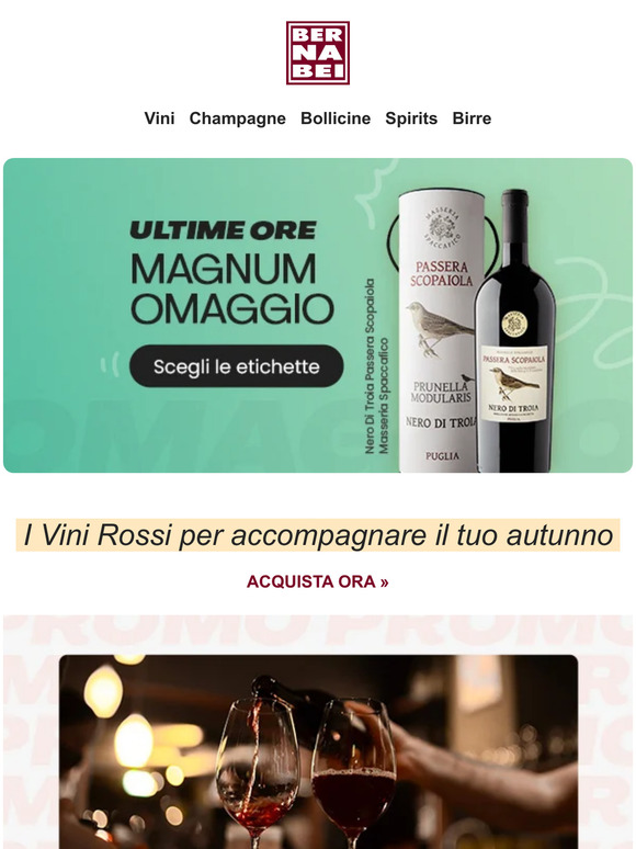🍷 Vini Rossi fino a -53%
