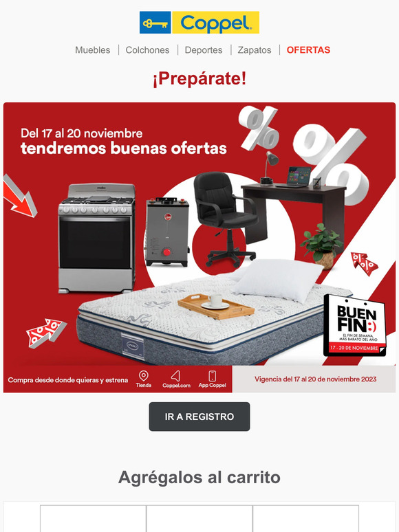 El Buen fin, ¿cómo comprar en la tienda en línea de Coppel?