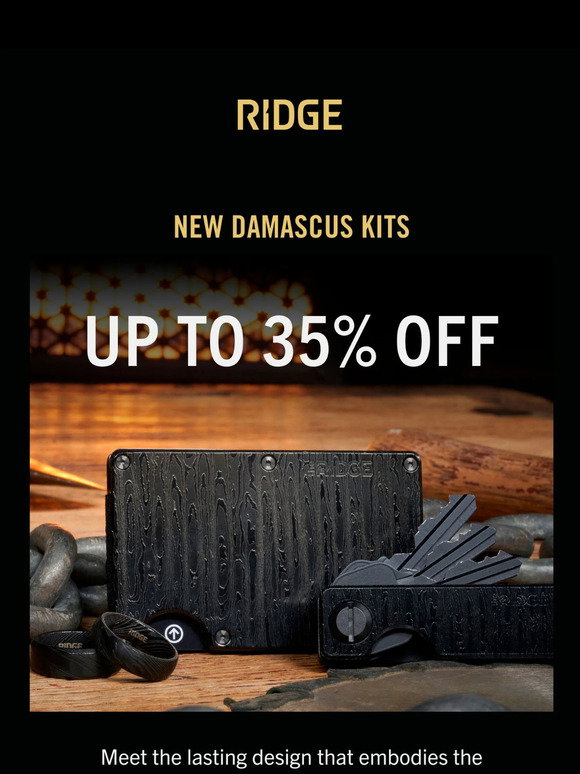 The Ridge: NEW: Premium Damascus Kits | Milled