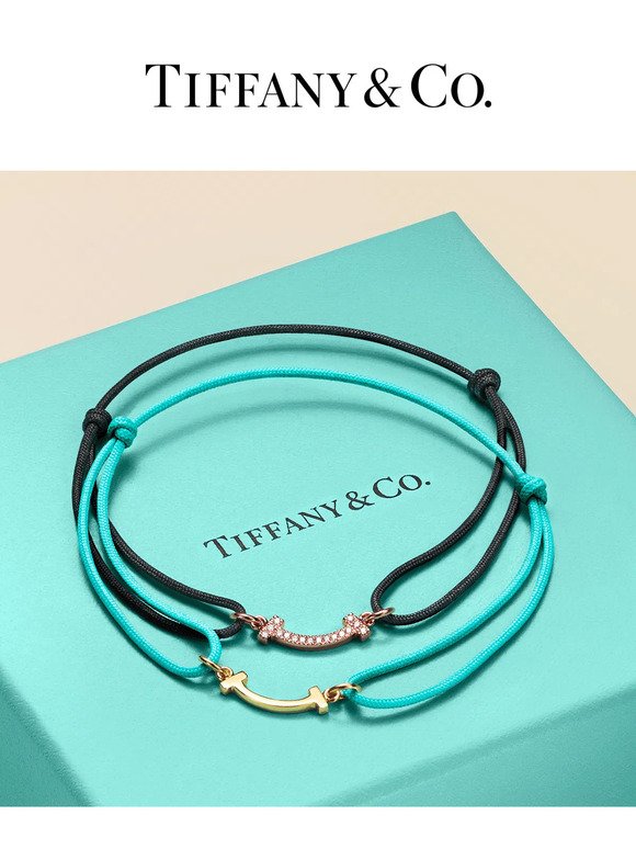 New for the Holidays: Tiffany T Smile Cord Bracelets