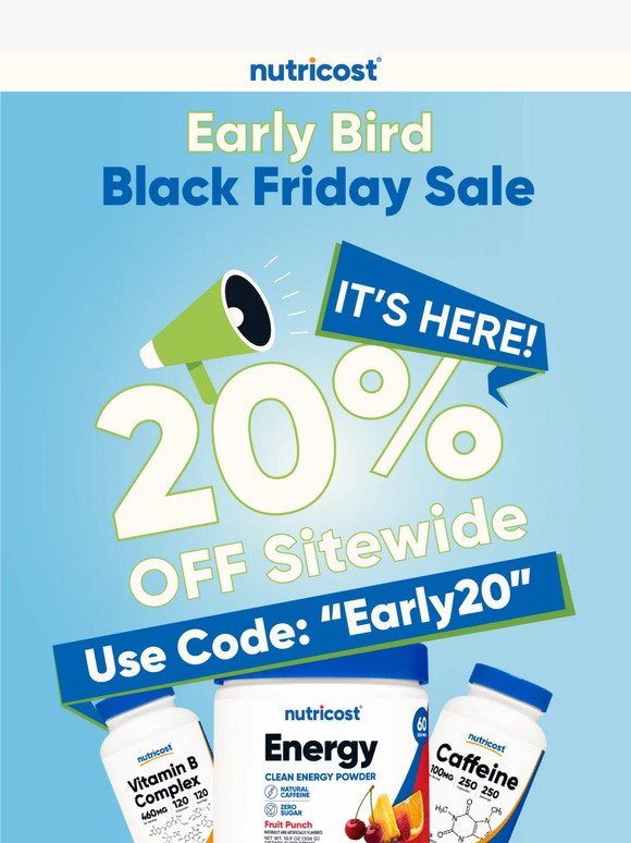 🚨Early Bird Black Friday Sale is LIVE 🚨