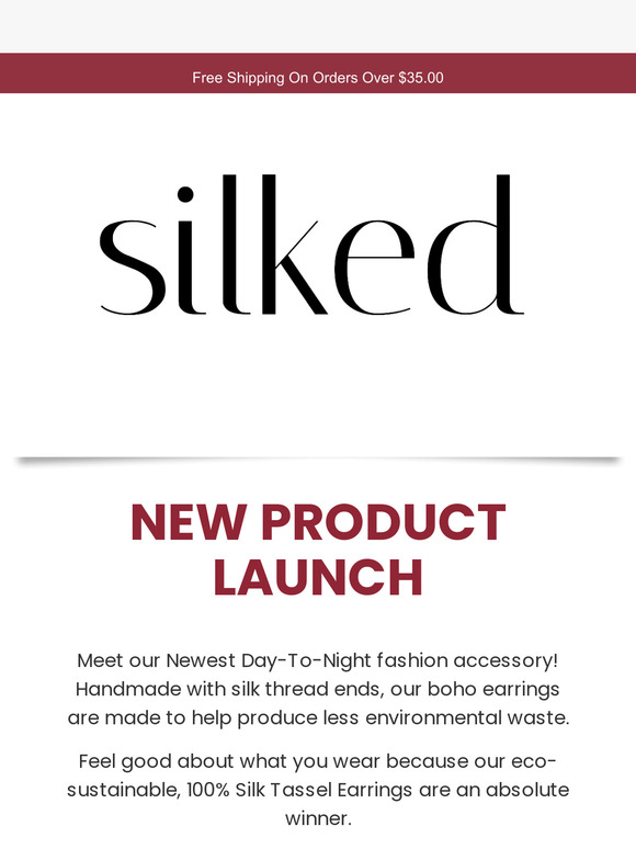 🌟 Exciting NEW Bohemian Silk Fashion Earrings Launch 🌟