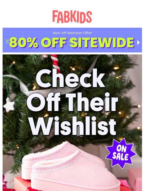 OMG! Their wishlist is on sale