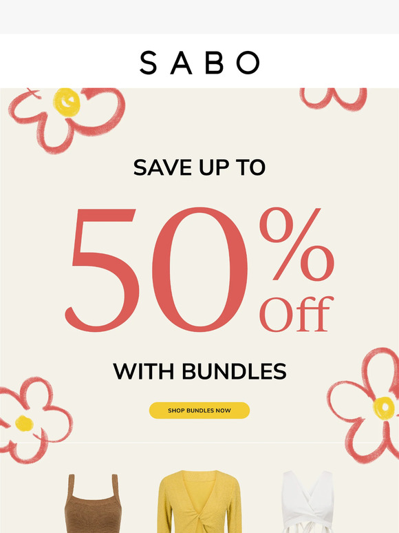 SALE: Up to 50% Off Bundles