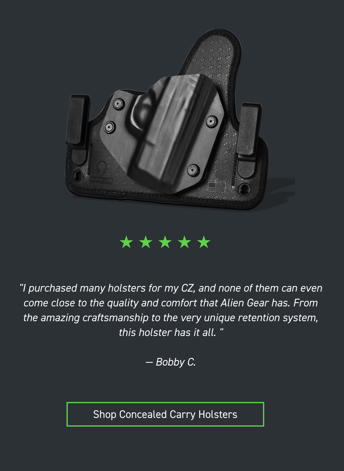Alien Gear Concealed Carry Holsters