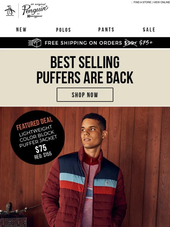 Don't Pass on $65 Puffers