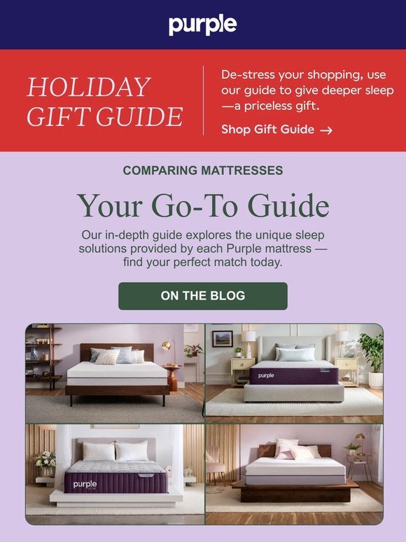 Compare mattresses on the blog!