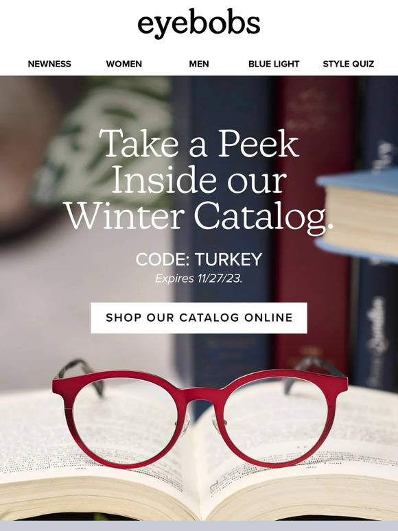 In case you didn't receive our winter catalog ...