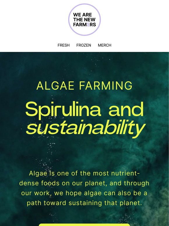 Why Algae Farming? 👩‍🌾