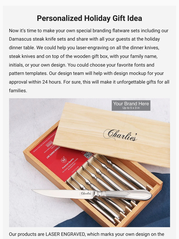 Personalized Flatware Sets.
