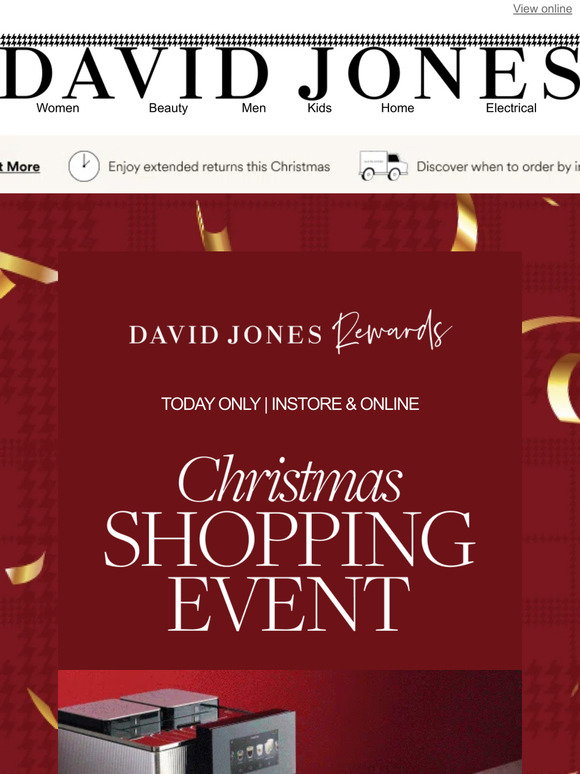 David Jones  Shop Fashion, Beauty, Homewares, Gifts & More