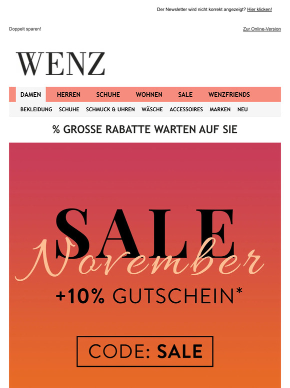 💥 60% Rabatt + 10% Extra-Gutschein sichern
