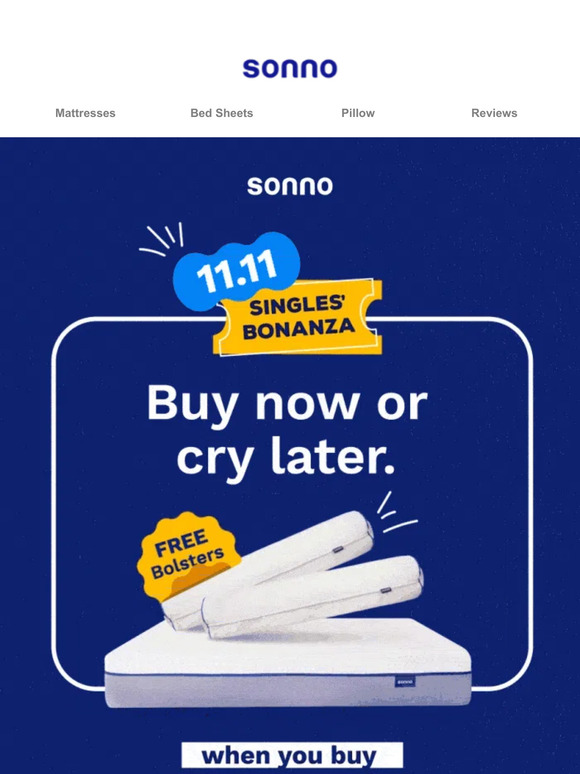 🔔 REMINDER 🔔 Sonno’s 11.11 Single's Bonanza
