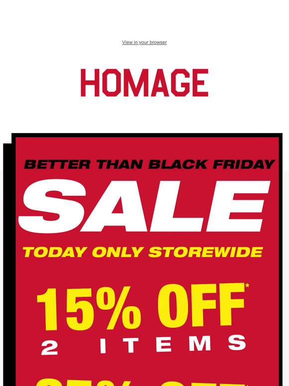 Better Than Black Friday! 15% Off 2 ⚫ 25% Off 3+ ⚫