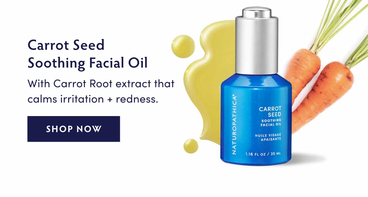 Carrot Seed Soothing Facial Oil  - With Carrot Root extract that calms irritation + redness.