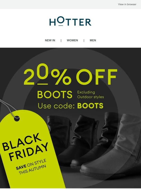 Hotter shoes black store friday sale