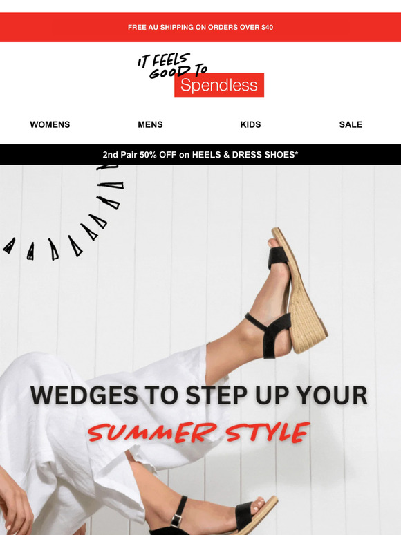 Wedges to step up your summer style!