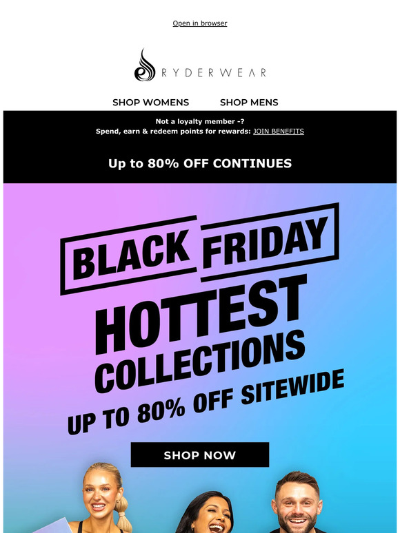 📢 Black Friday Up to 80% OFF SITEWIDE CONTINUES 🤑