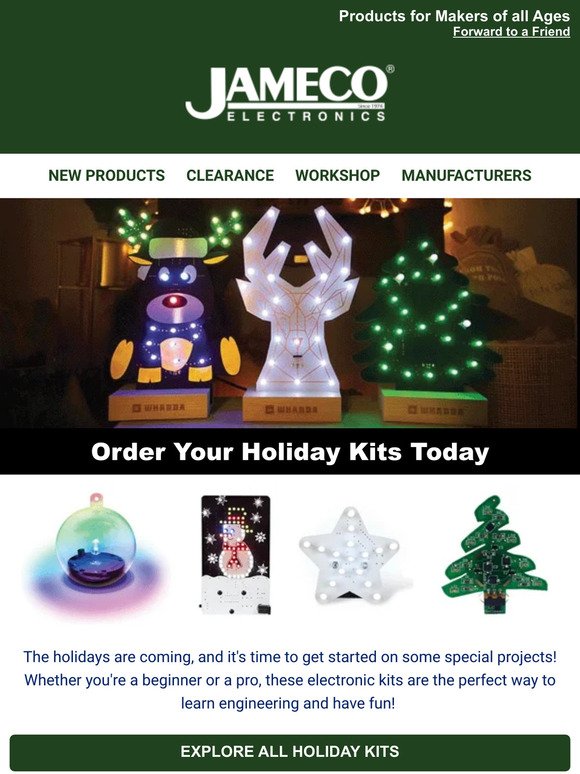 Light up your holidays with these amazing kits!