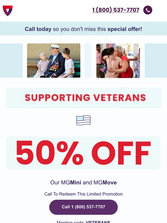 Honoring Veterans: 50% Off MGMini & MGMove Alert Devices 🎉