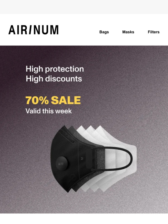 Urban Filter Mask – 70% off