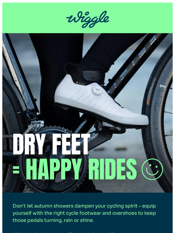 Brilliant cycle shoes and overshoes