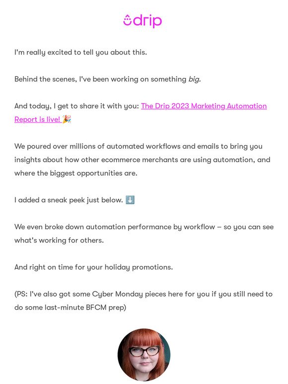 The Drip 2023 Marketing Automation Report is Live! 🎉