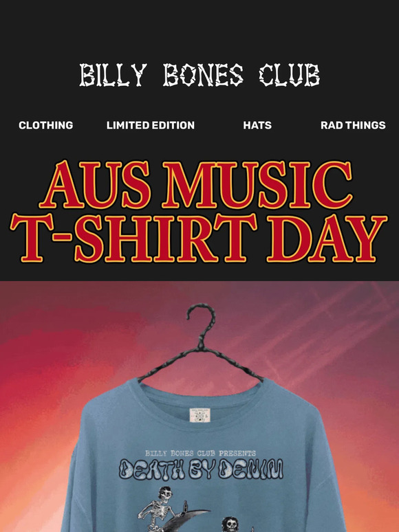 AUS MUSIC T-SHIRT DAY 2023 🇦🇺 🎸