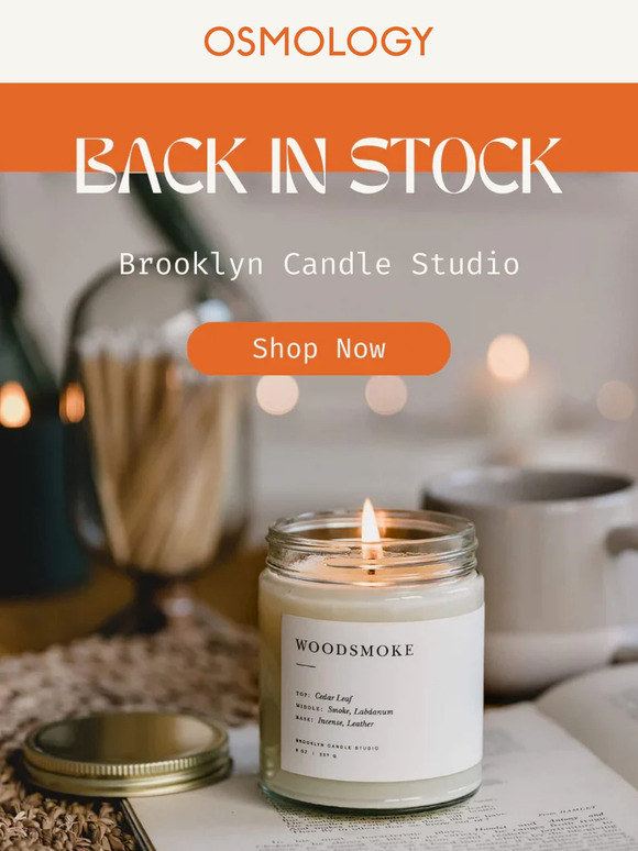 Brooklyn Candle Studio Bestsellers Are Back In Stock!