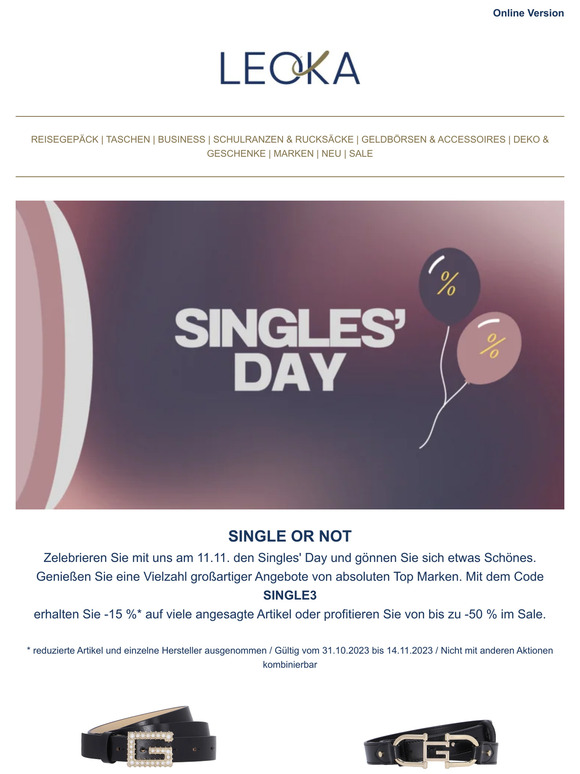 Tolle Deals zum Singles' Day 🤩