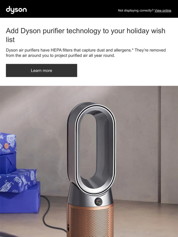 Dyson Discover the latest Dyson purifiers Milled