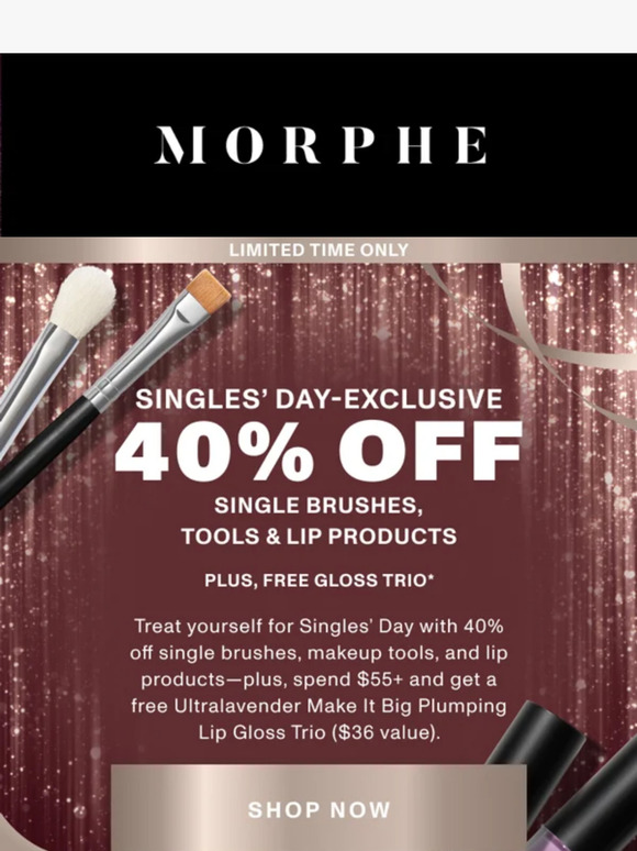 40% off & free gift for Singles’ Day.