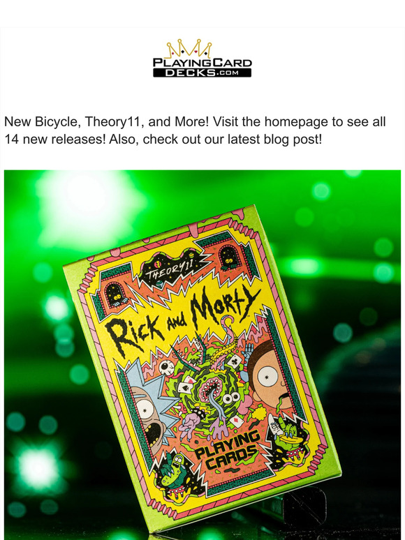 14 New Decks! Theory11, Bicycle and More!