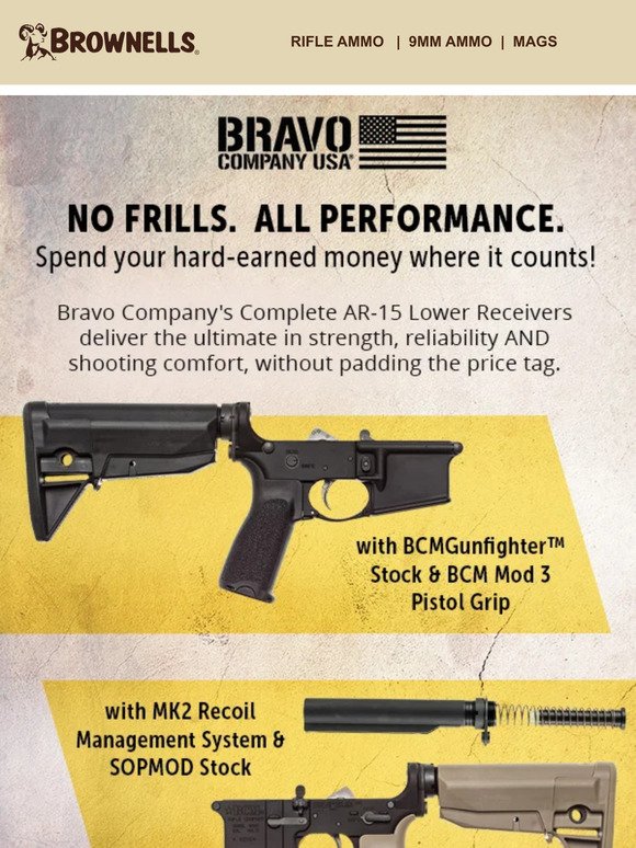 Brownells, Inc. - Not into the pumpkin spice Glock? Maybe take a