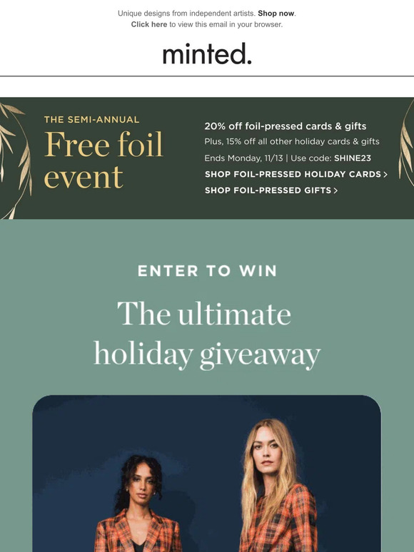 ‘Tis the season for a giveway