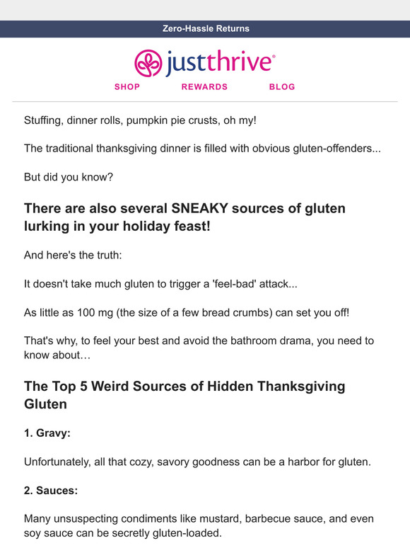 Your gluten-sensitive Thanksgiving guide