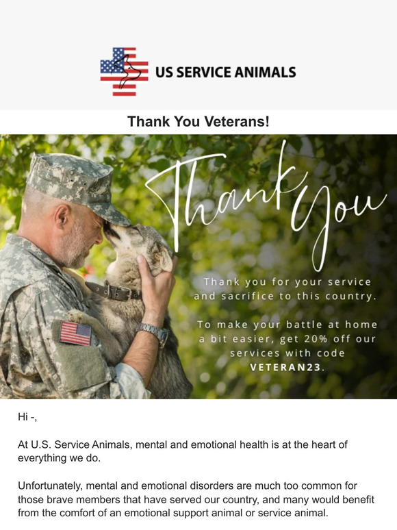 US Service Animals 💙 Veterans... Thank You! ️ Milled